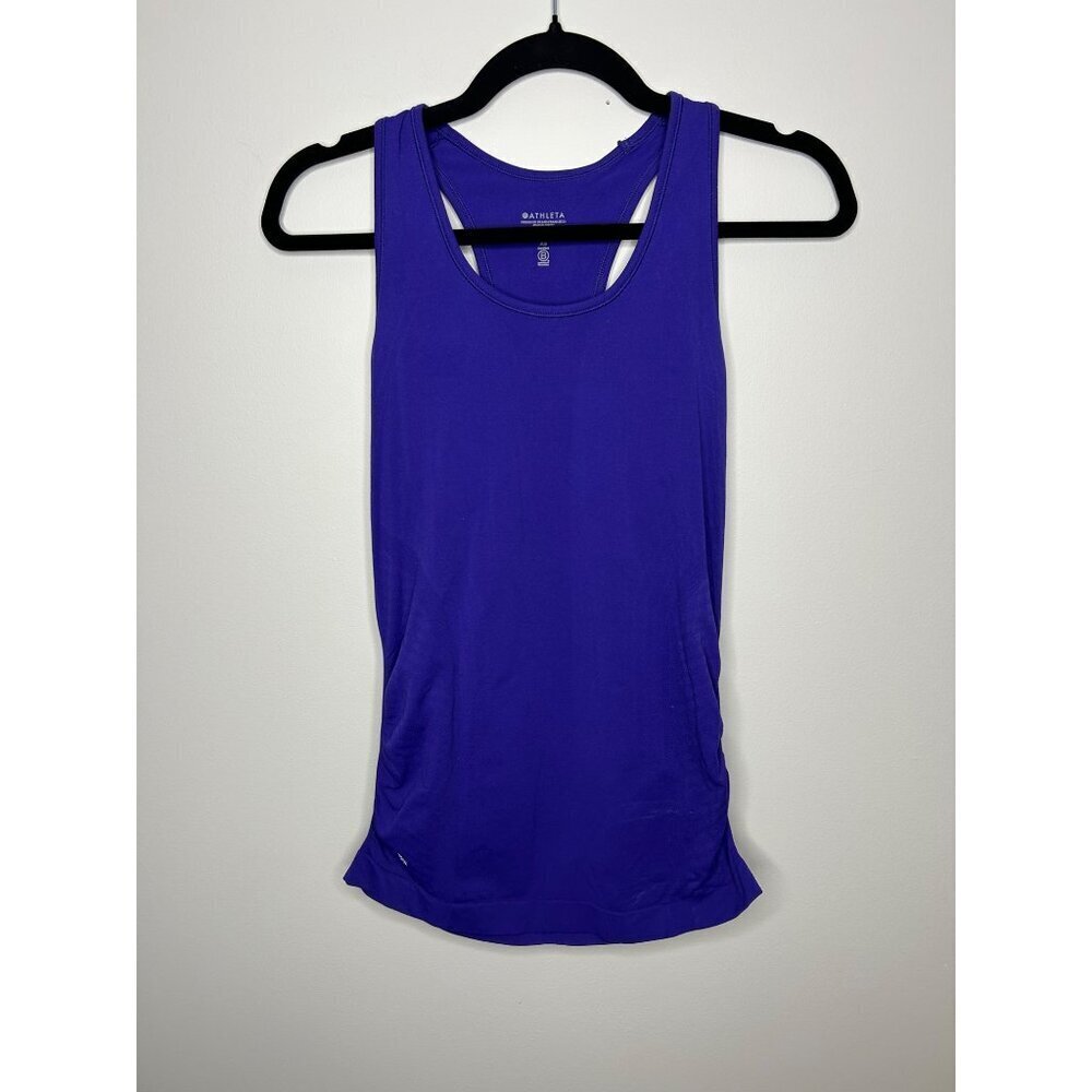 Athleta Speedlight Purple Racerback Tank Top Women's Sz XS